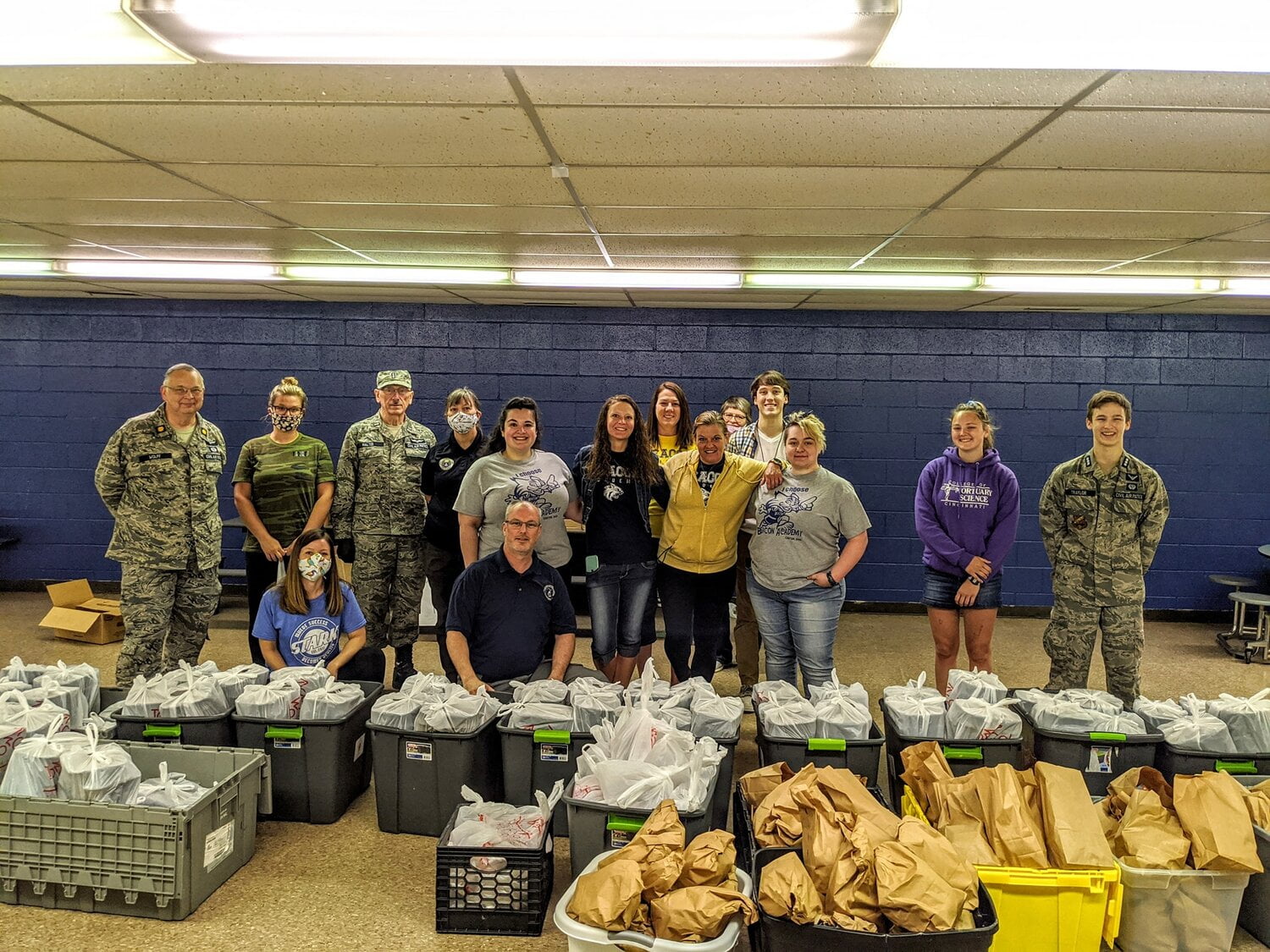 EEG Closure Food Distribution